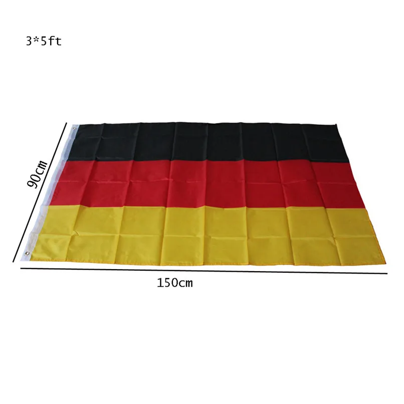 Горячая продажа 3x5ft немецкий флаг Немецкий баннер со страной Deutschland Pennant новый