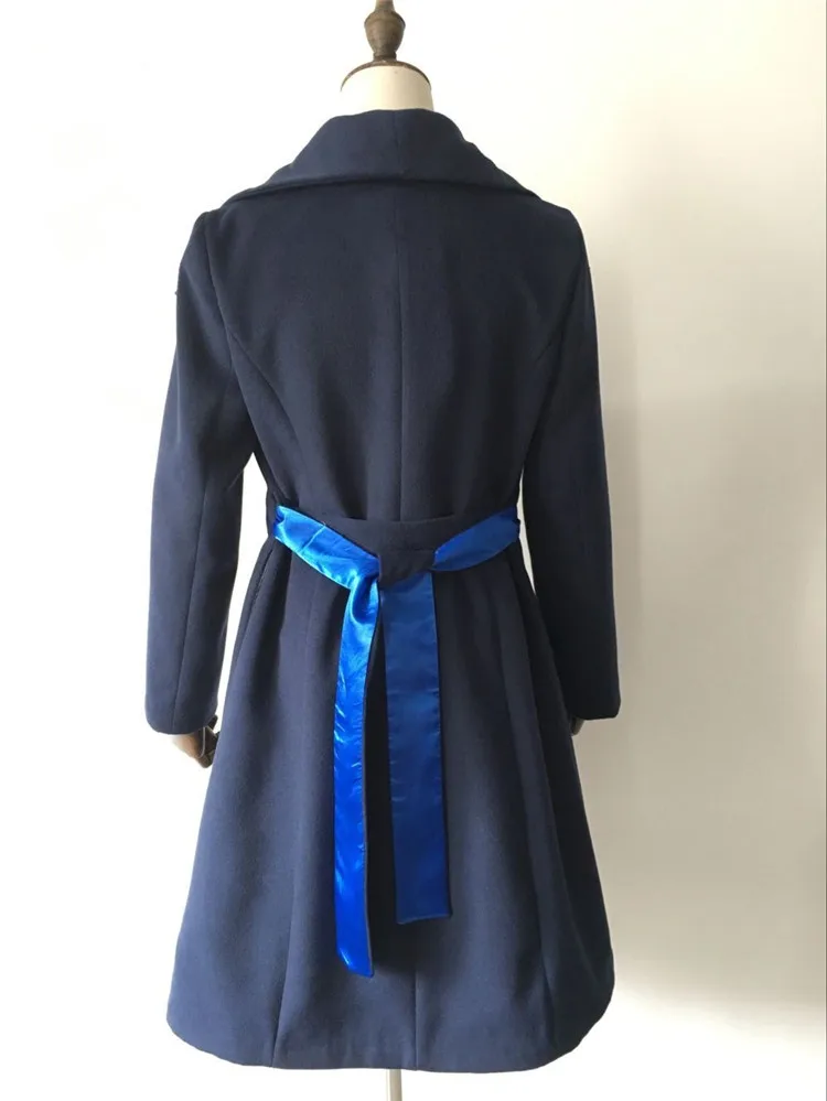 ZADORIN Женское пальто и куртки зимнее однотонное тонкое шерстяное винтажное