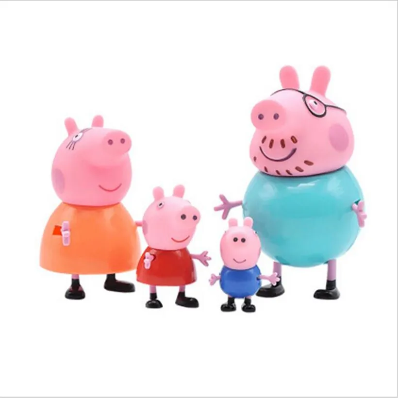 Свинка Пеппа Семья Джордж папа паж мама фигурка оригинальная Pelucia знаменитая Peppa