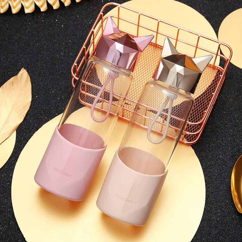 Aikesi Хрустальный Лисий стакан с высоким бором термостойкая ручная чашка