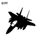 QYPF 15,2 см * 13,7 см изысканное новое издание и прекрасная модель самолета истребителя Виниловая наклейка для автомобиля прозрачная яркая наклейка C18-0656