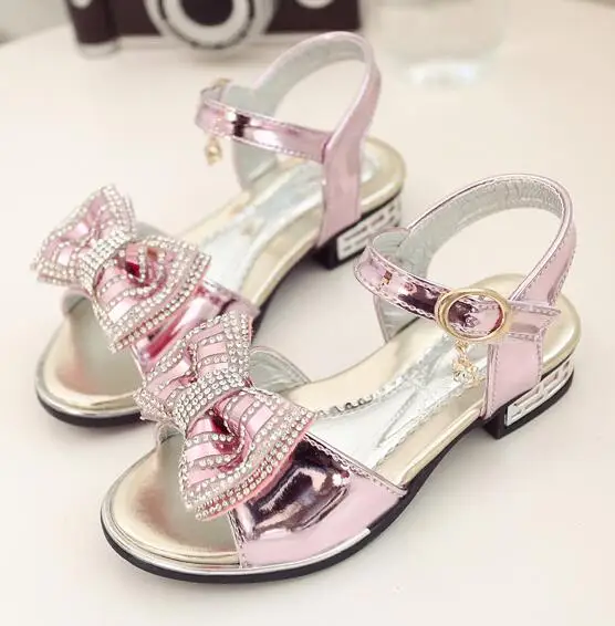 От 3 до 11 лет сандалии для девочек Новинка 2017 года сезон лето детская обувь в