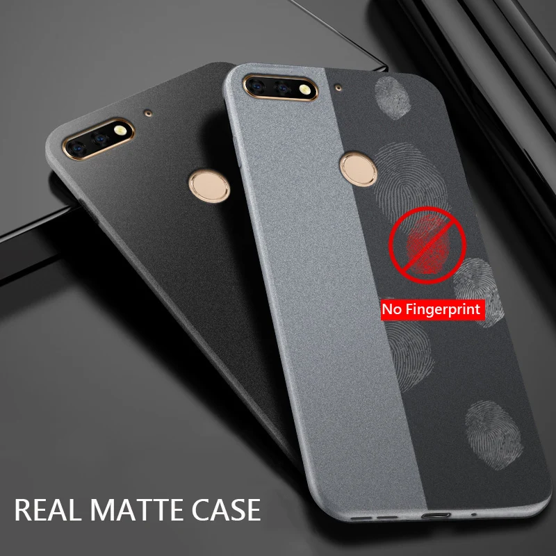Ultra Thin For Huawei Honor 10 9 lite Rugged 3D Soft TPU Sandstone Matte for Y3 Y5 Y7 Y9 Prime 2017 Y6 II Pro 2018 Cases |