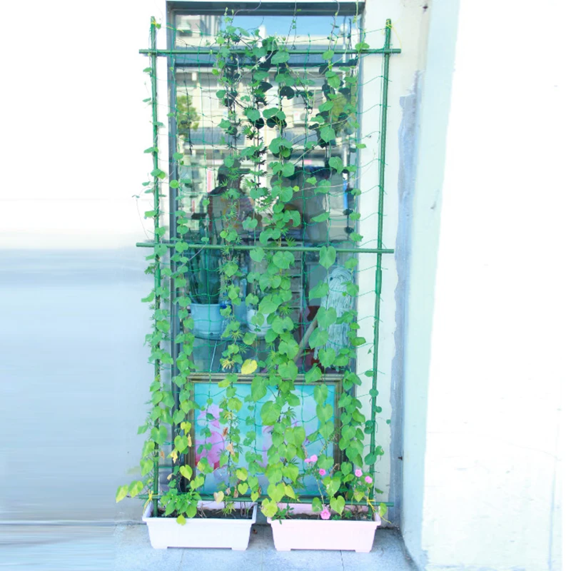 Hot Sale Garden Green Nylon Trellis Netting Support Climbing Plant Nets Grow Fence | Дом и сад