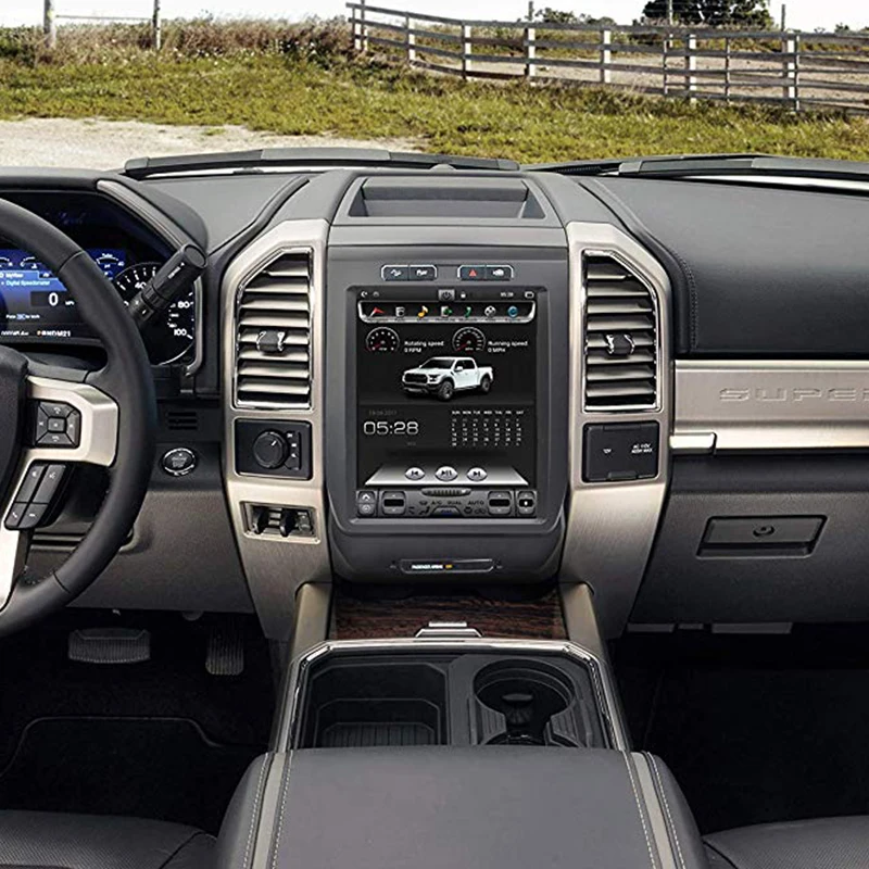 KiriNavi Android 8,1 вертикальный экран Tesla стиль 12," Автомагнитола для Ford F150 автомобильный Dvd мультимедиа gps навигация wifi