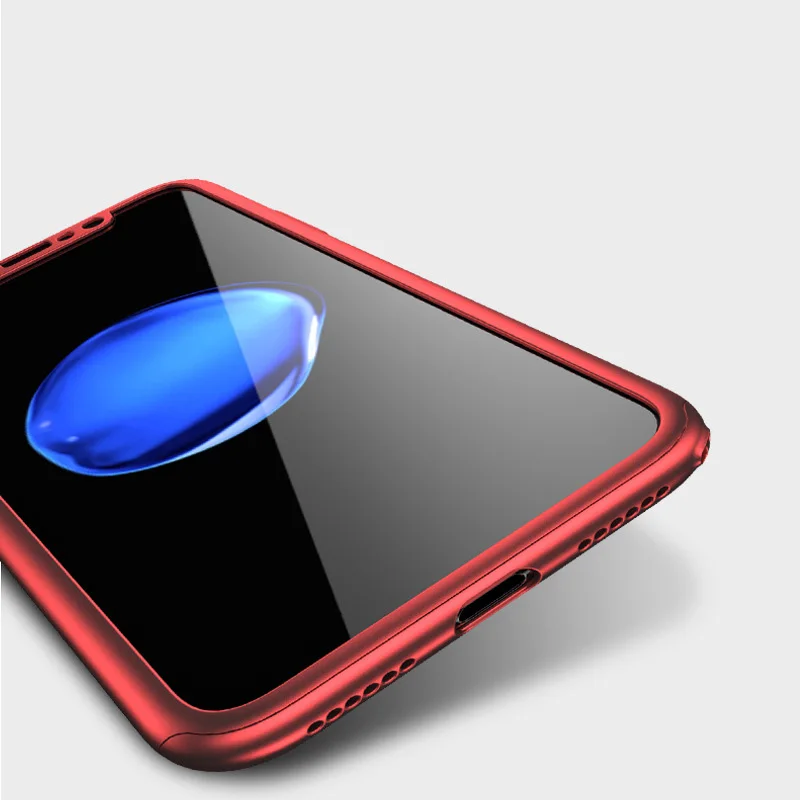 Чехол для мобильного телефона iPhone X 7 6s плюс 360 градусов ПК весь посылка падение