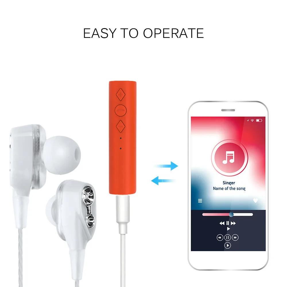 HIPERDEAL беспроводной Bluetooth приемник 3 5 мм аудио музыкальный адаптер автомобильный