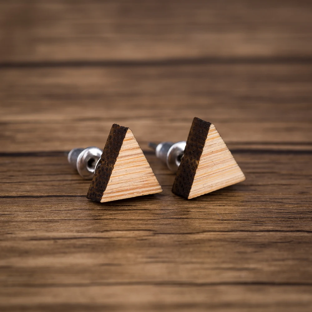 Yiustar 2021 простые милые круглые деревянные серьги Очаровательные щедрый для женщин