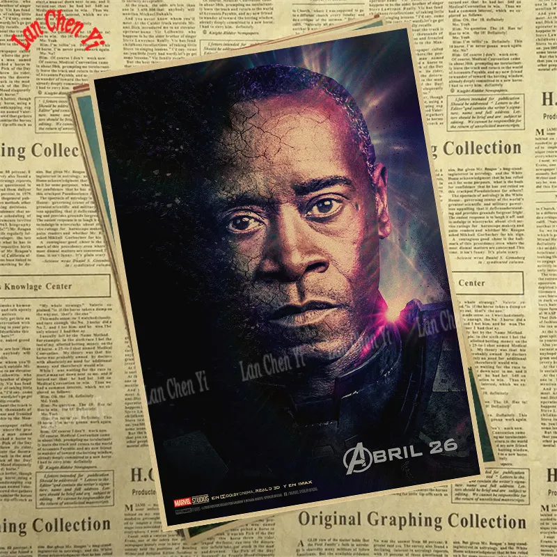 Крафт-постеры принты Мстители эндшпиль Америка Marvel фильм Искусство настенные картины для гостиной домашний декор