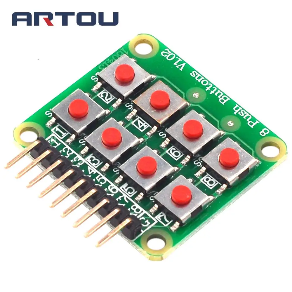 Micro Switch 1*2/2*2/2*4/4*4 матричная клавиатура 8 битная Кнопка Независимая кнопка MCU