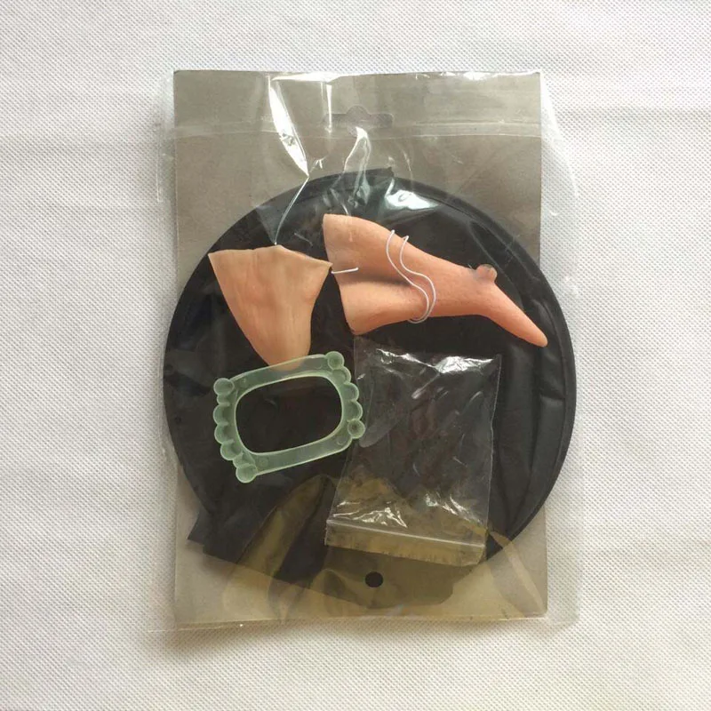 Комплекты ведьм на Хэллоуин кепка + нос ноготь челюсть зубной набор костюм