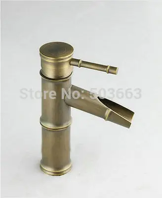E pak 8640/1 короткий кран для горячей/холодной воды античная латунь ванная комната