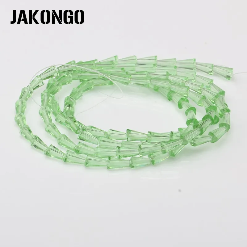 Стеклянные бусины в форме пагоды JAKONGO 3 мм * 6 свободные для изготовления браслетов