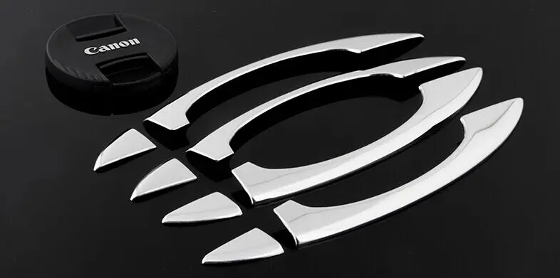 For Audi Q5 Автомобильный Стайлинг, авто дверная ручка, отделка, наклейки из нержавеющей стали, декоративная накладка для Audi A3 8V A4 B8 Q3 Q5, аксессуары для интерьера - Название цвета: For Audi Q5