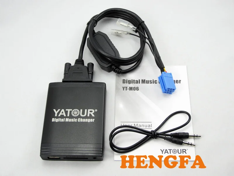 Автомобильный цифровой музыкальный переходник Yatour USB MP3 AUX адаптер для RD3 Peugeot Citroen