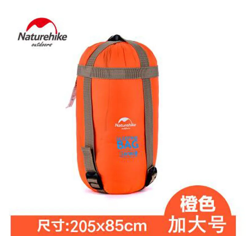 Orange XL Мини Открытый конверт спальный мешок ультра-маленький размер Кемпинг Туризм Альпинизм спорт весна лето осень NH16S003-L NH15S003-D - Цвет: Orange XL
