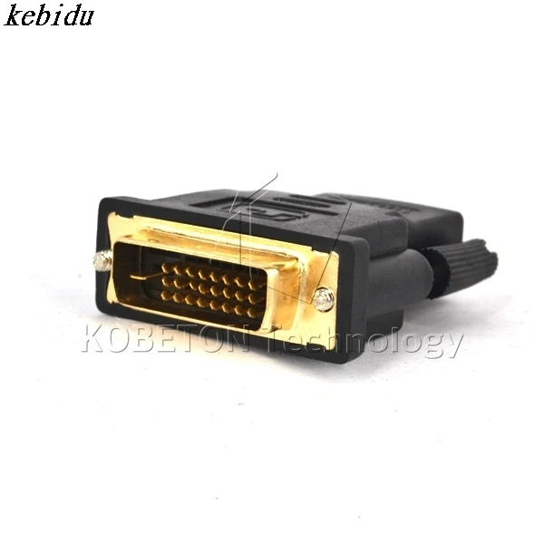 24 + 1 DVI конвертер Папа-мама в адаптер HDMI-Совместимость с золотой разъем для HDTV PC LCD