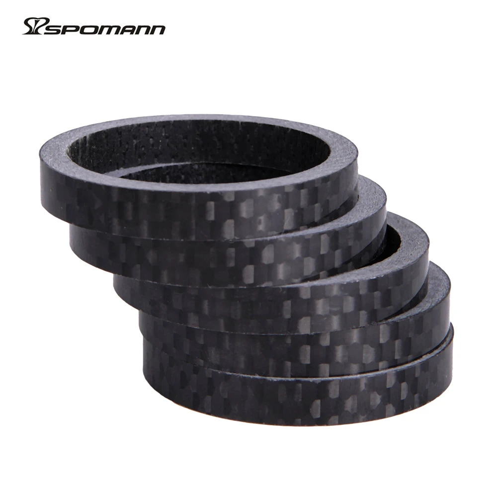 4 шт./лот шайба из углеродного волокна для гарнитуры вилка горного велосипеда