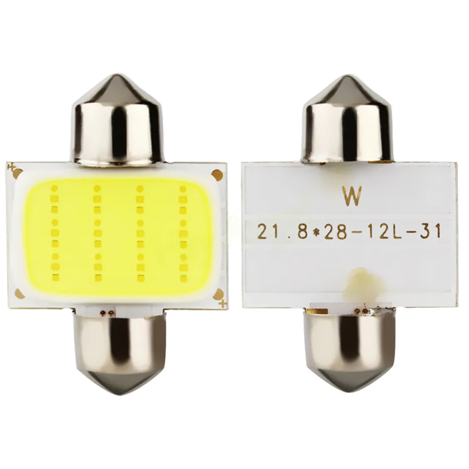 2 шт. Автомобильные светодиодные лампы 12 В 31 мм | Автомобили и мотоциклы