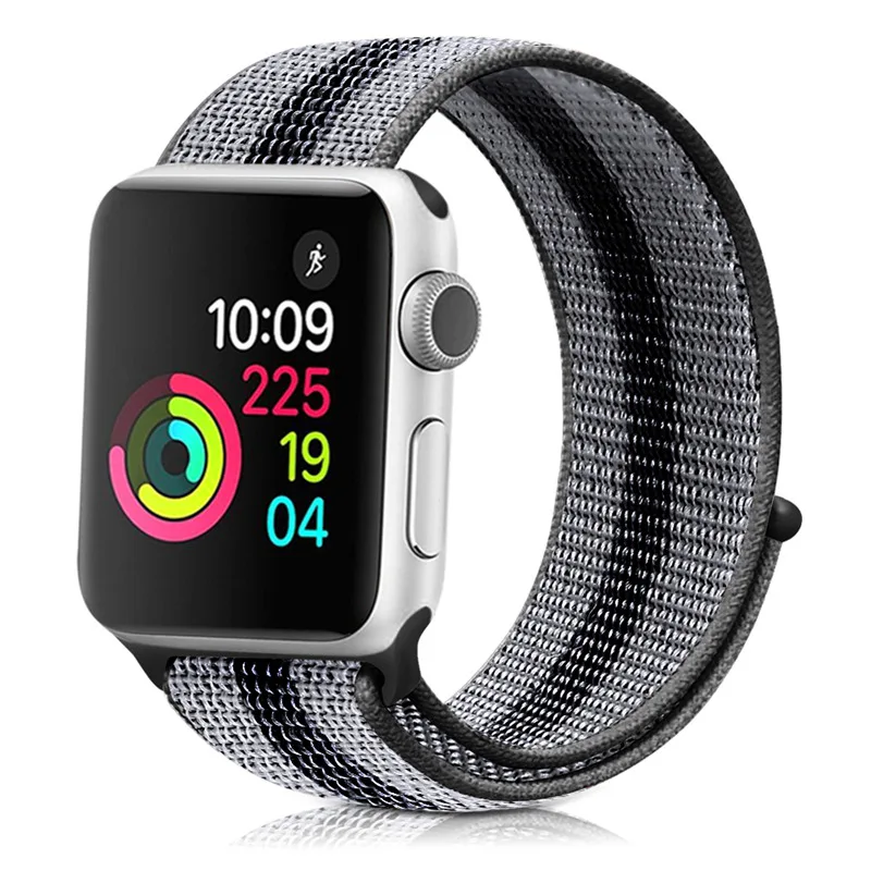 Konaforen тканый нейлоновый спортивный ремешок Спортивная петля для Apple Watch Sport Edition 38