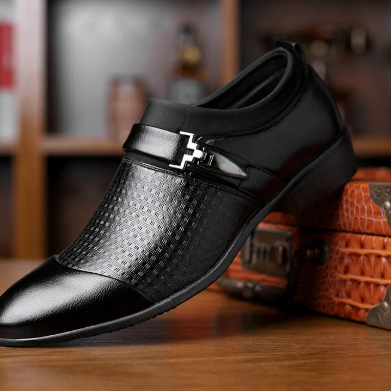 Мужские лоферы без шнуровки; Мужские модельные туфли в деловом стиле; Zapatos De Hombre De Vestir; нарядные туфли для мужчин; Sapato Social ZZXP3CD