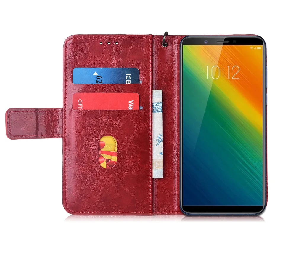 Флип-кожаный чехол для lenovo K9 Note Fundas с цветочным принтом специальный чехол-бумажник с подставкой и ремешком