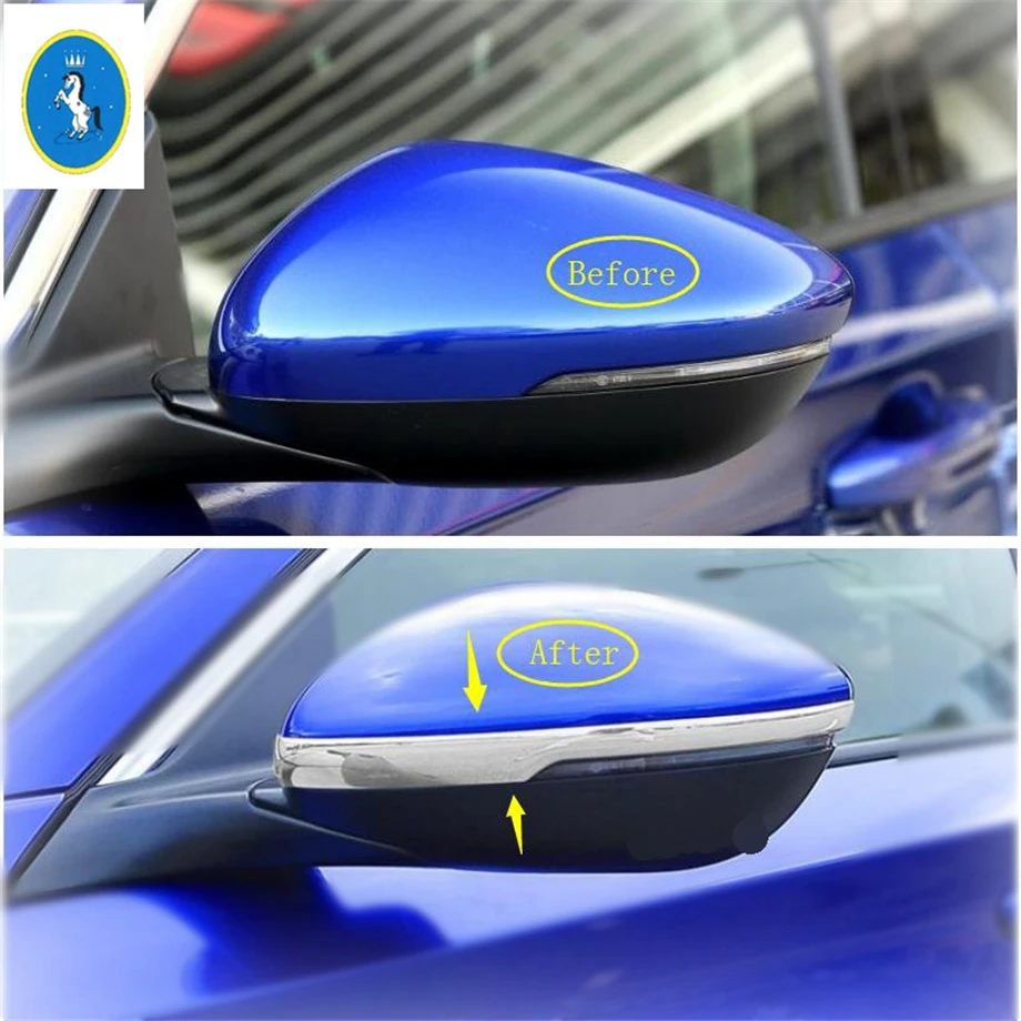 

Yimaautotrims Fit For Honda Insight 2019 ABS Auto Accessory Door Rearview Mirror Cover Trim Garnish Molding Overlay Strip 2 Pcs