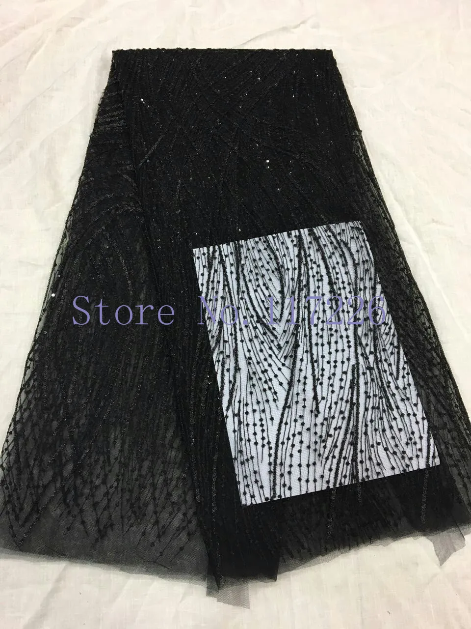 Специальный дизайн искусственная африканская сетка Тюль с вышивкой для