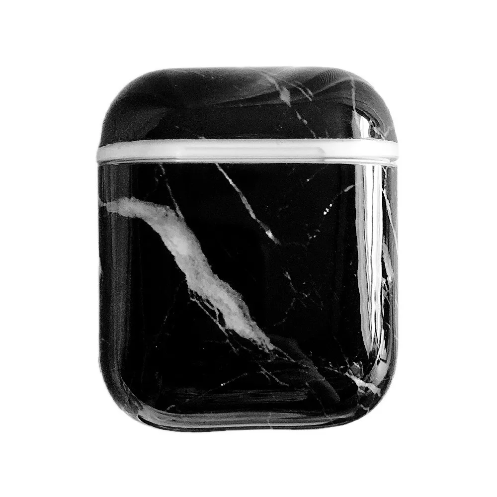 ТПУ силиконовый чехол для наушников Airpods 2 Роскошный Мраморный защитный