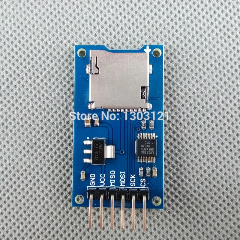 1 шт./лот Micro SD карта Mini Card Reader модуль SPI интерфейсы с уровня микросхемы