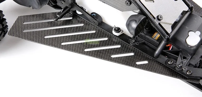 Carbon Fiber Side Rail Plate kit Fit for 1/5 Scale HPI ROVAN KM BAJA 5B | Игрушки и хобби