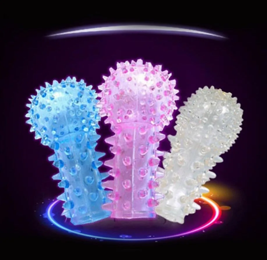 Flirting Finger Sleeve Clitoris Stimulator Masturbator Sex Products Vagina Licking Massage Cap Vibrator Toys For Adults | Красота и
