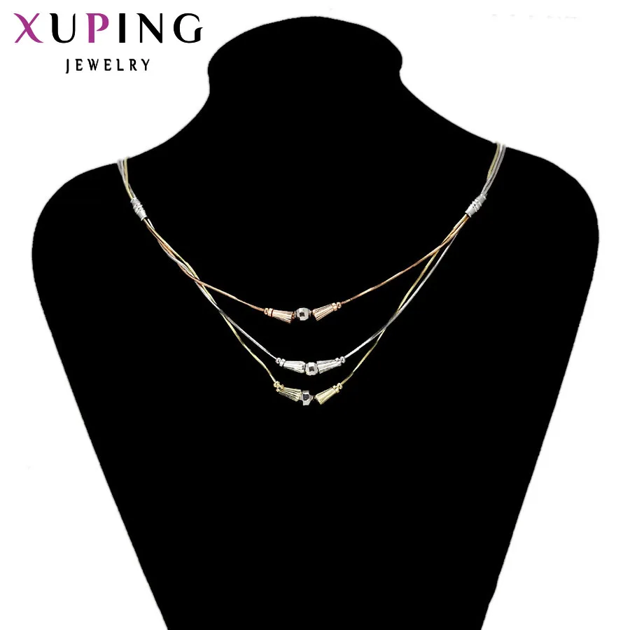 Xuping Модные наборы,, роскошные стильные ювелирные наборы, многоцветные покрытые женские вечерние подарочные S27-63429