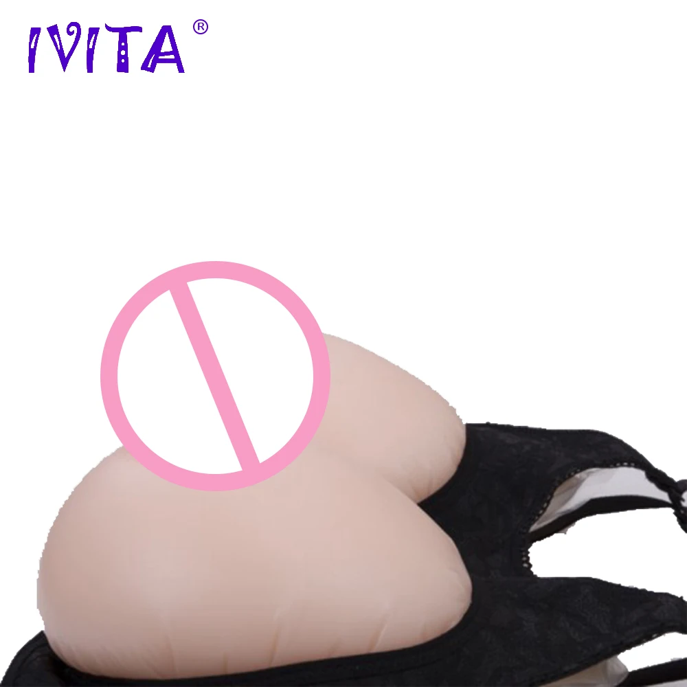 IVITA 850 г силиконовая форма груди поддельные усилитель для трансвеститов