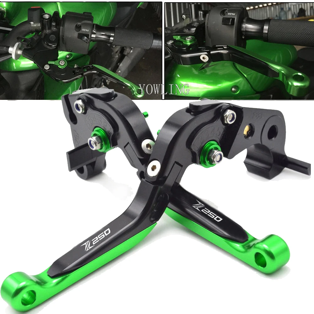 Мотоцикл Регулируемый ТОРМОЗ рычага сцепления мотоцикл тормоза для Kawasaki Z250 2008 2009