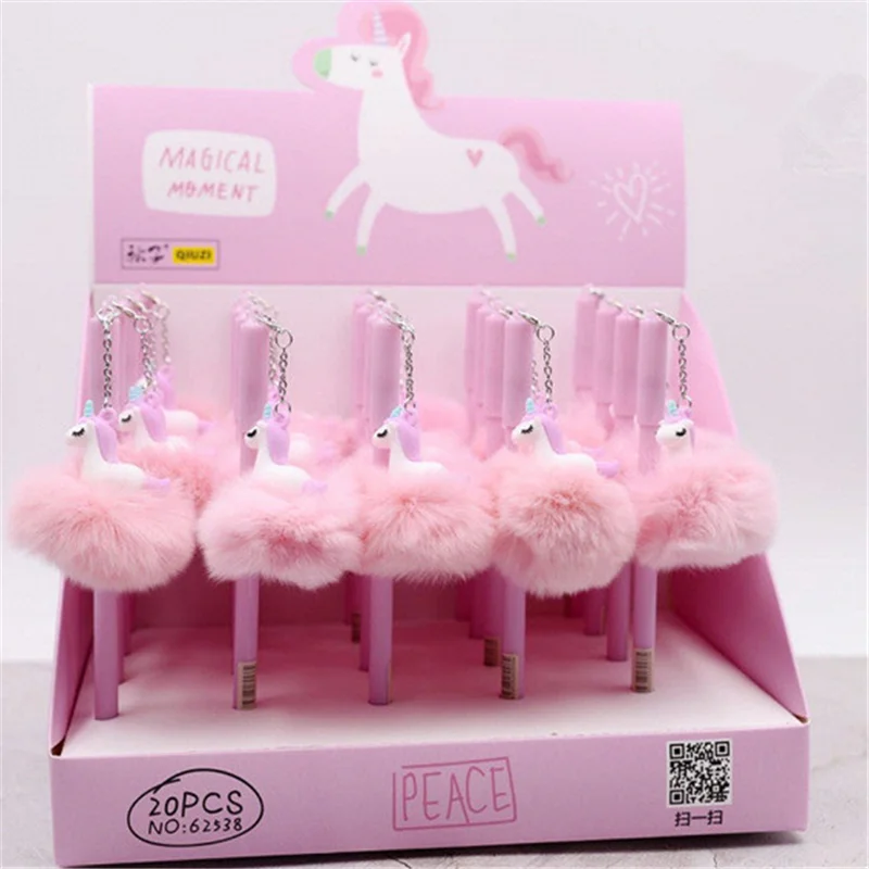 3 шт. 0,5 мм Единорог Фламинго теплая мяч с черными чернилами ручка на день рождения подарки для детей детского дня рождения с изображением ед...