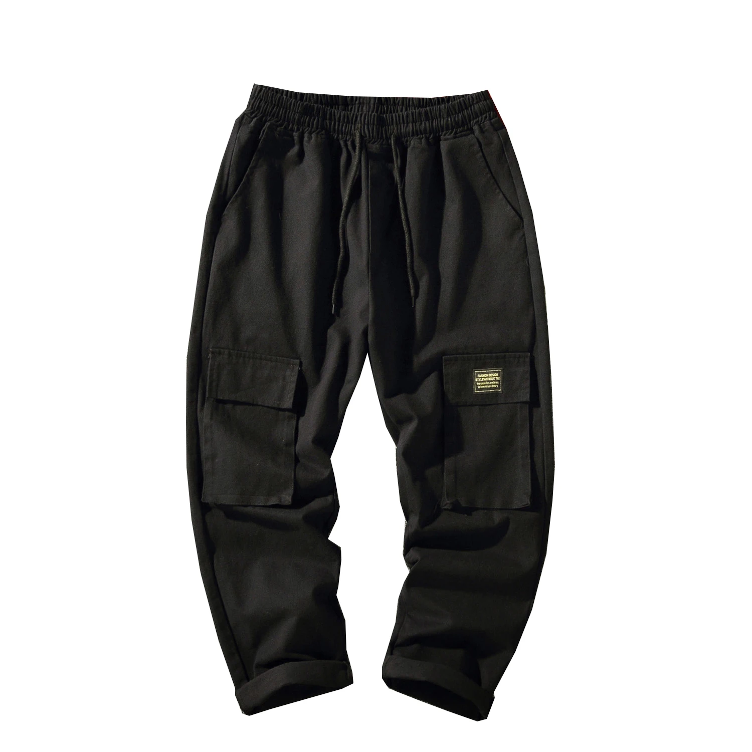 5XL 4XL размера плюс мужские мешковатые брюки-карго Techwear городская уличная одежда мужские модные брюки с несколькими карманами брюки до щиколотки XXXXXL