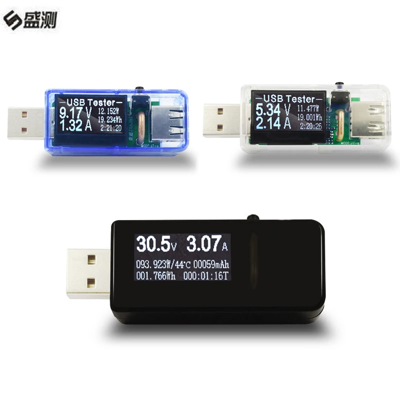 7 в 1 USB тестер постоянного тока электронный Вольтметр Амперметр Вольт детектор