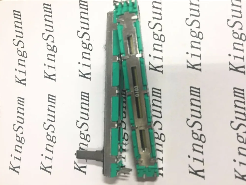 

50 шт. 75 мм D10K двухканальный потенциометр микшера D103 6-контактный soundskill Y B