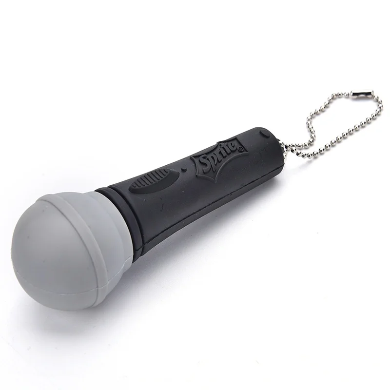 Акция, usb флеш-накопитель, силиконовый микрофон, флешка, 4 ГБ, 8 ГБ, 16 ГБ, 32 ГБ, 2,0, забавная usb флешка, флешка, usb флешка с мультипликационным принтом