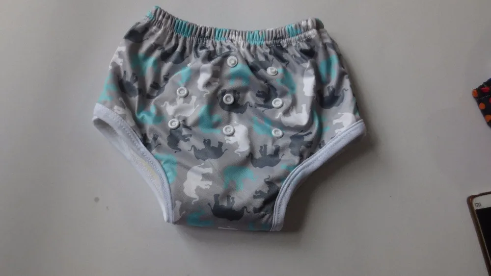 Многоразовые детские подгузники унисекс тренировочные штаны с принтом животных