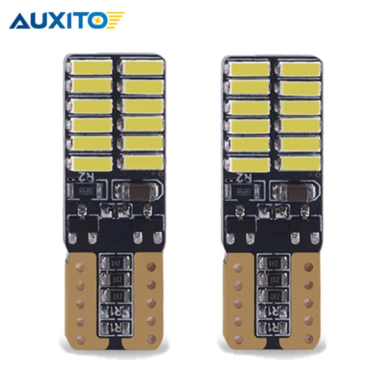 2 шт. Canbus T10 W5W 168 194 LED 4014 SMD парковочный светильник Sidelight для Mercedes Benz W211 W203 W204 W210 W124 W202