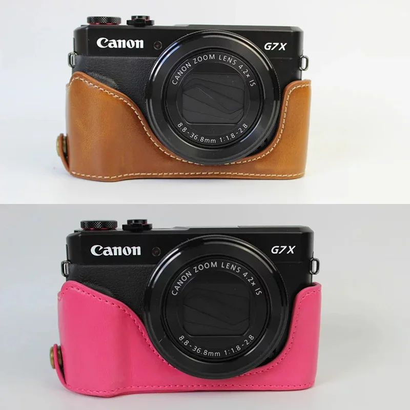Чехол из искусственной кожи для Canon Powershot G7X Mark 2 G 7X II G7X2 жесткий чехол камеры|case for