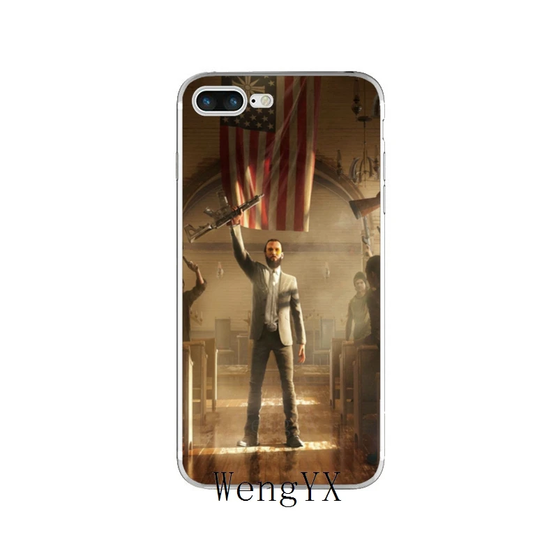Модные игры Far Cry 5 Шаблон Логотипа Силиконовый мягкий чехол для телефона для Huawei Honor 4C 5A 5X 5C 6 X Play 6X 6A 6C pro 7X8 9 Lite V8 V10 - Цвет: FarCry5A06