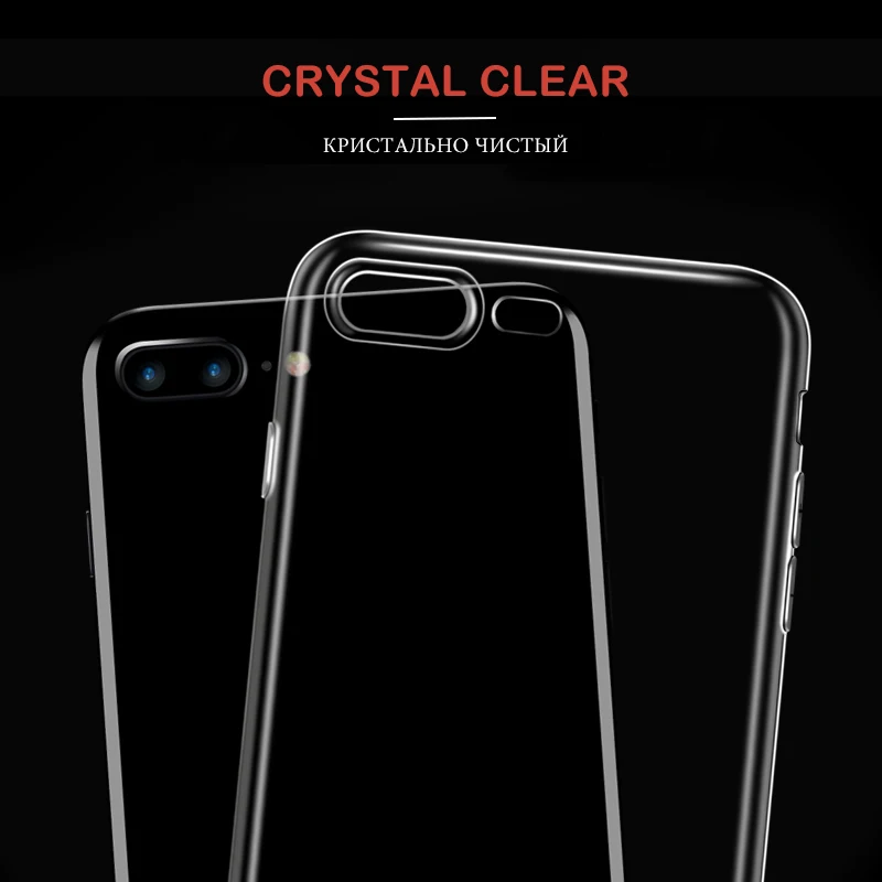 Mofend Transparent Silicone Phone Case For iPhone 5s 5 SE Soft TPU 6 case 6s Plus 7 8 |