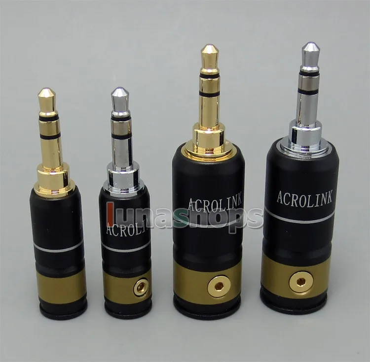 LN005024 S Размер Acrolink FP-25 3,5 мм золото/родий покрытие ручная работа баррель разъем адаптера