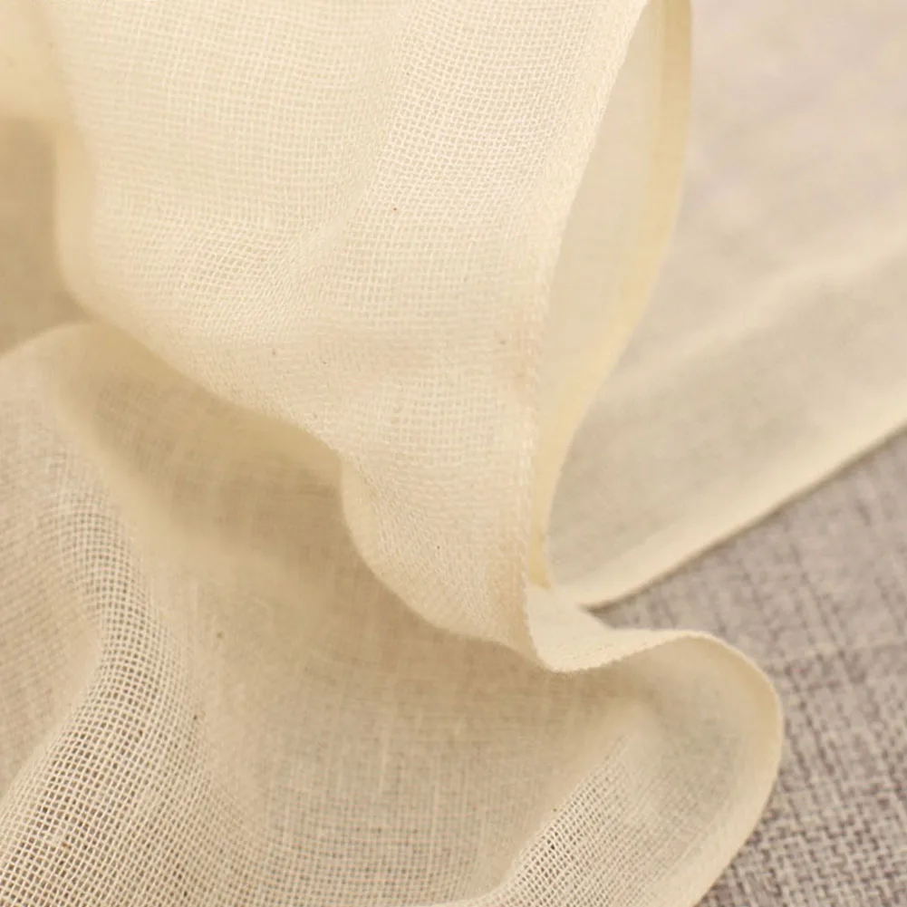 1.5m Breathable Filter Fabric Reusable Kitchen Tools Antibacterial Unbleached Eco-friendly Cheesecloth Bean Bread Cotton Gauze | Дом и сад