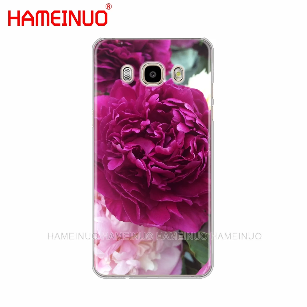 HAMEINUO Модный чехол для телефона с фиолетовыми летними пионами цветами и Samsung Galaxy J1