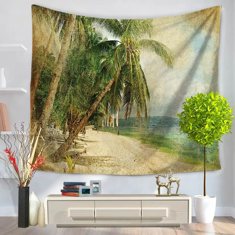 Настенный Гобелен из полиэстера лотоса полотенца для песочного пляжа коврик