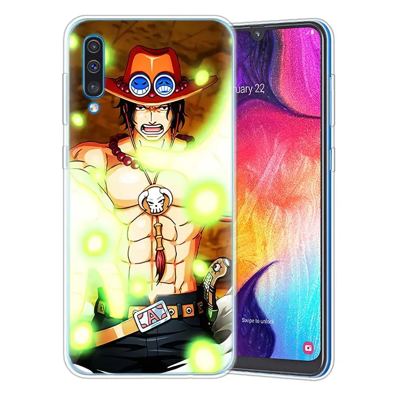 20 Одна деталь аниме чехол для samsung A50 A70 A20e A60 A40 A30 A20 A10 M30 M20 M10 A7 A9 силиконовый чехол Fundas Capa чехол для телефона Coque - Цвет: 20